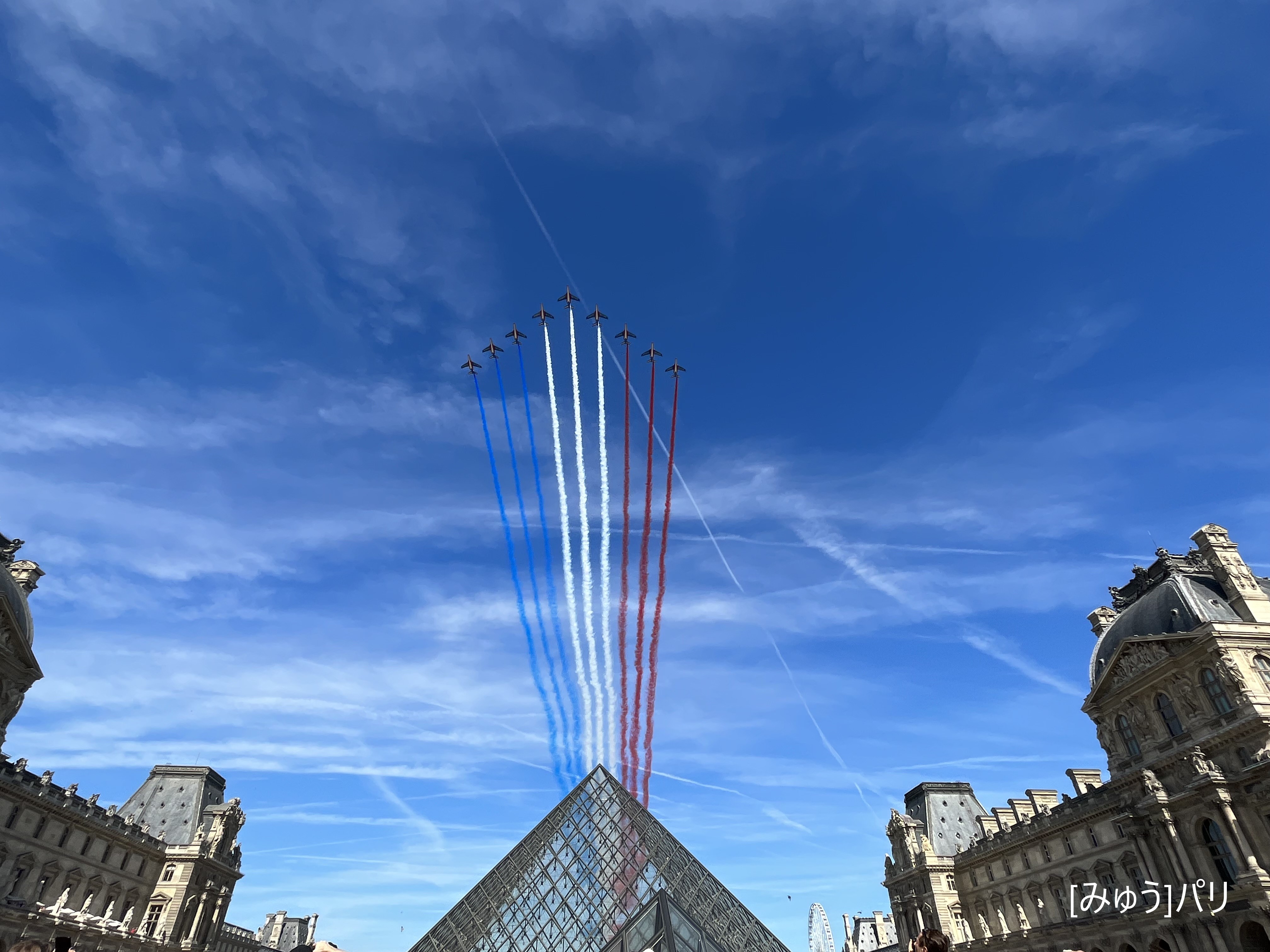 パリ祭 14 Juillet 2022 エッフェル塔の花火は今年も最高だった